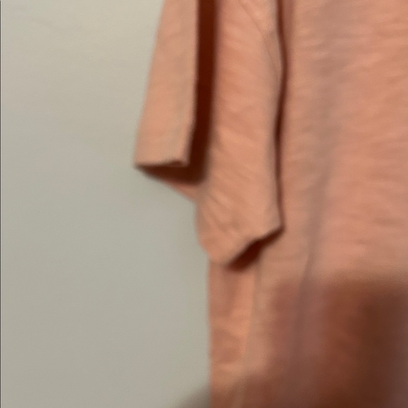 Knox Rose Women's Blush/peach Short Sleeve Top. Small. Cotton/modal. - Picture 4 of 6